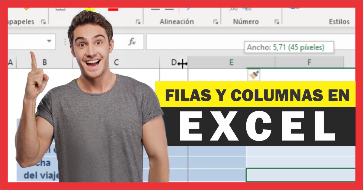 Trabajar con filas y columnas en Excel