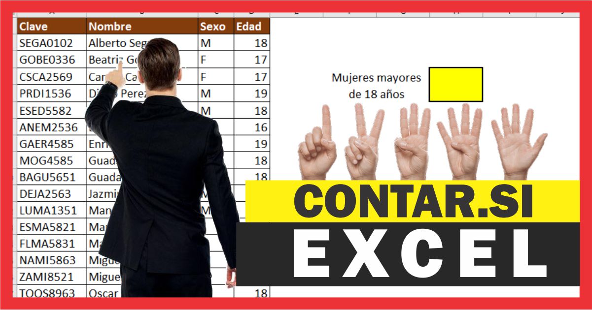 Función CONTAR.SI y CONTAR.SI.CONJUNTO en Excel – Ejemplos prácticos