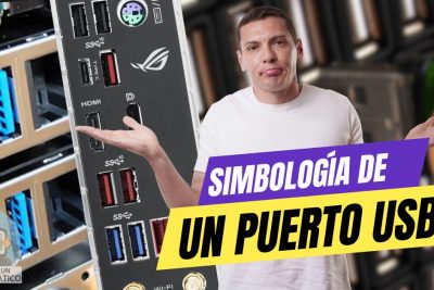 Simbología de un puerto USB