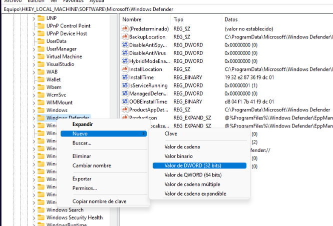 Cómo desactivar Windows Defender opcion 3